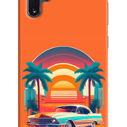 Palm Drive 80s Samsung Note 10 Plus Hard Case Back Cover by Casekaro