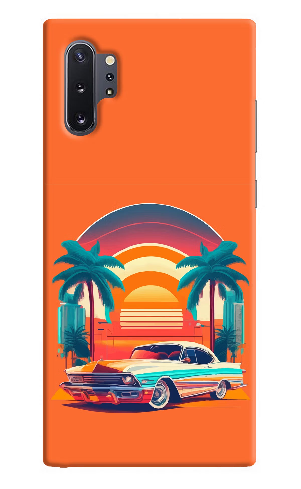 Palm Drive 80s Samsung Note 10 Plus Hard Case Back Cover by Casekaro