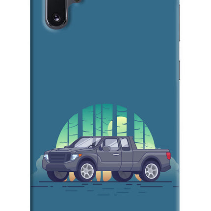 Retro Garage Vibe Samsung Note 10 Plus Hard Case Back Cover by Casekaro
