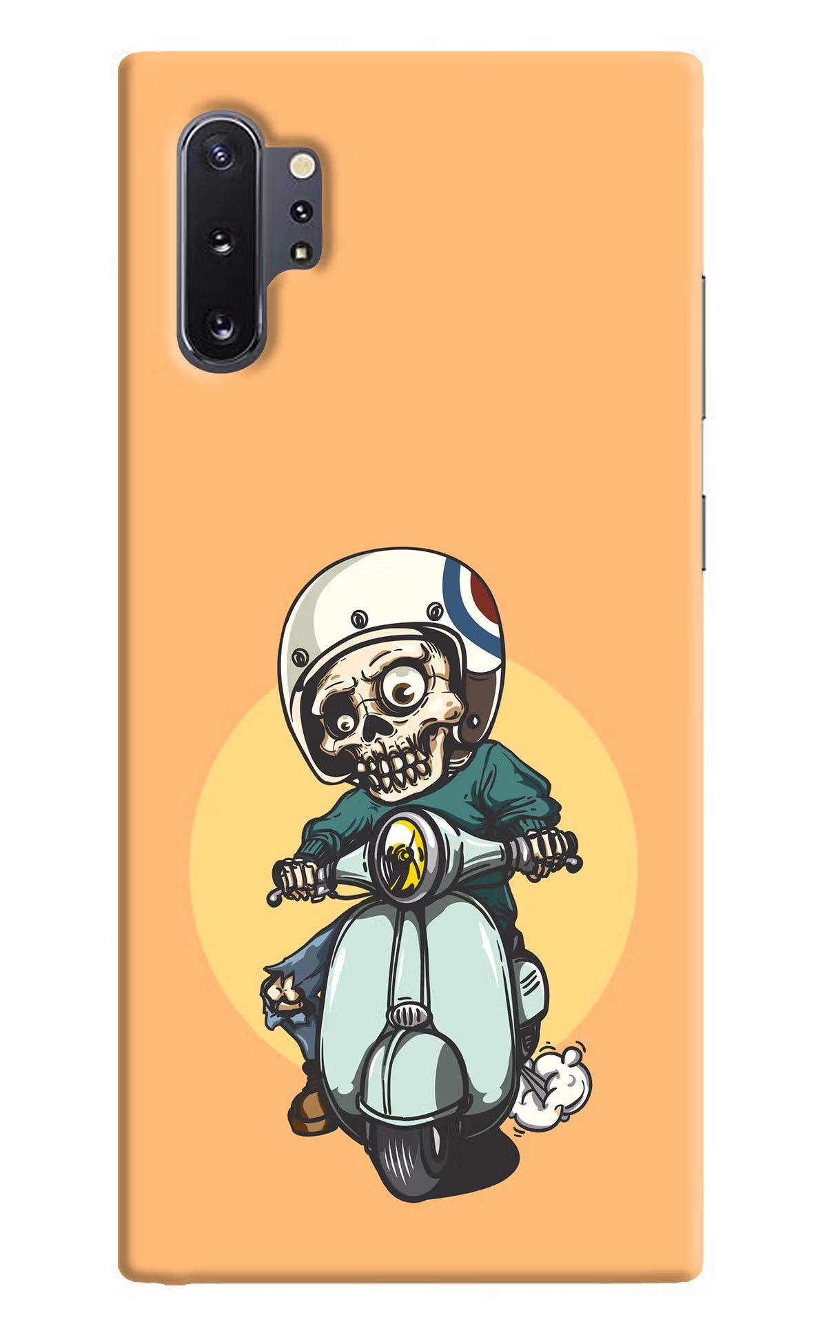 Undead Biker Samsung Note 10 Plus Hard Case Back Cover by Casekaro