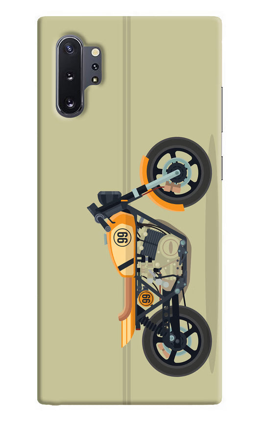 Vertical Speedster Samsung Note 10 Plus Hard Case Back Cover by Casekaro