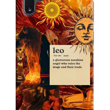 Leo Zodiac Samsung Note 10 Plus Hard Case Back Cover by Casekaro