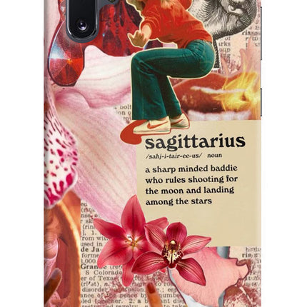 Sagittarius Zodiac Samsung Note 10 Plus Hard Case Back Cover by Casekaro