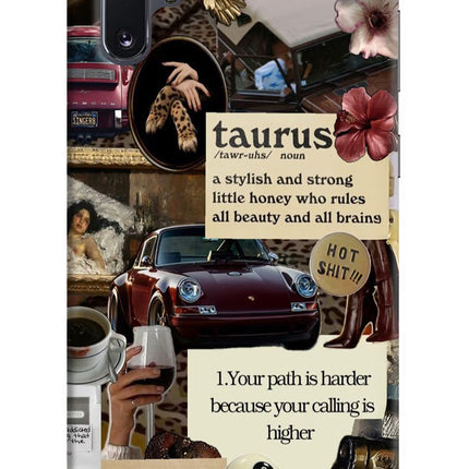 Taurus Zodiac Samsung Note 10 Plus Hard Case Back Cover by Casekaro