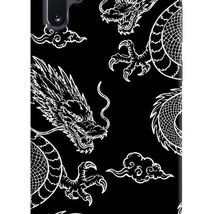 Twin Dragons Samsung Note 10 Plus Hard Case Back Cover by Casekaro