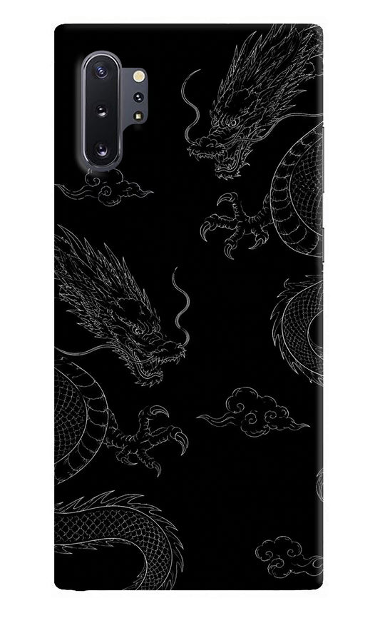 Twin Dragons Samsung Note 10 Plus Hard Case Back Cover by Casekaro