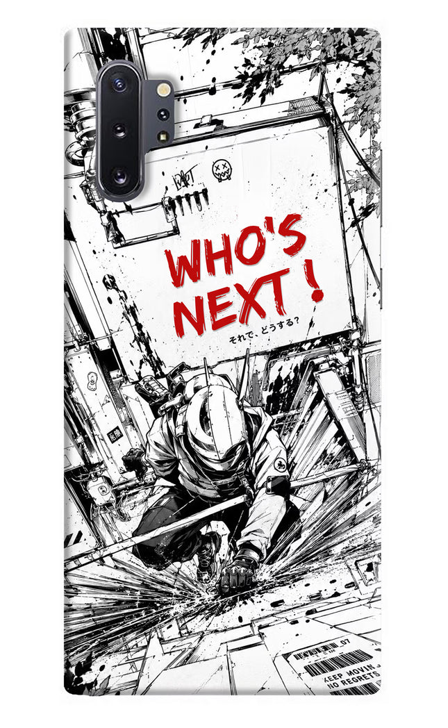 Who's Next Samsung Note 10 Plus Hard Case Back Cover by Casekaro