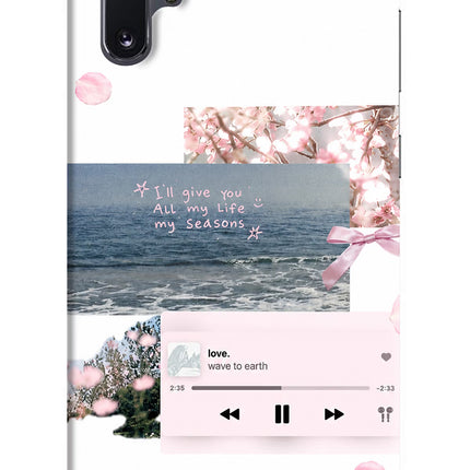 Wave to earth Samsung Note 10 Plus Hard Case Back Cover by Casekaro