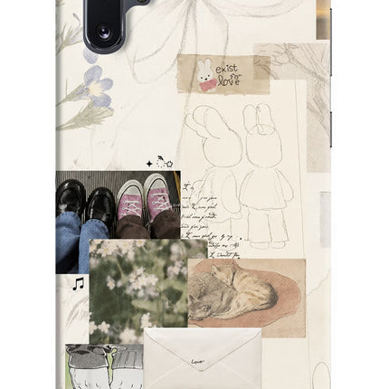 Soft Aesthetic Samsung Note 10 Plus Hard Case Back Cover by Casekaro
