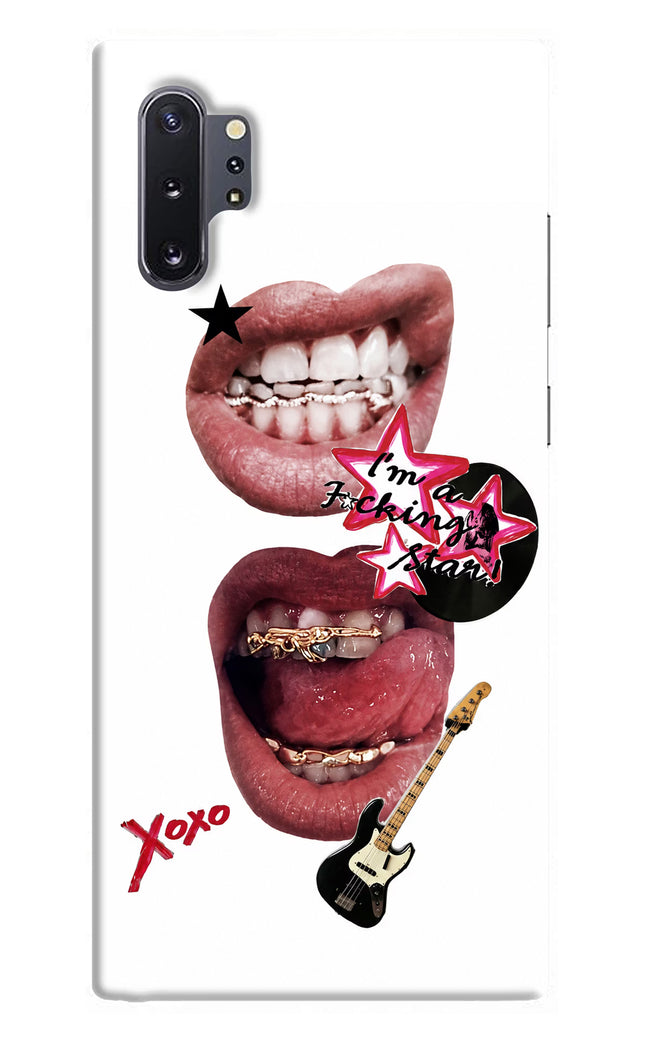 Rockstar Samsung Note 10 Plus Hard Case Back Cover by Casekaro