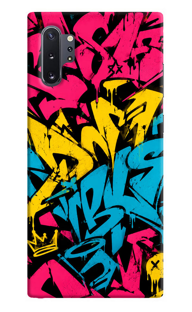 Graffiti Vibe Samsung Note 10 Plus Hard Case Back Cover by Casekaro