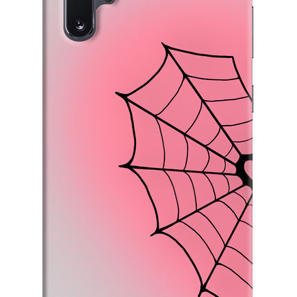 Pink Web Samsung Note 10 Plus Hard Case Back Cover by Casekaro