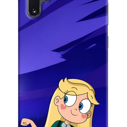 Star Glow Samsung Note 10 Plus Hard Case Back Cover by Casekaro