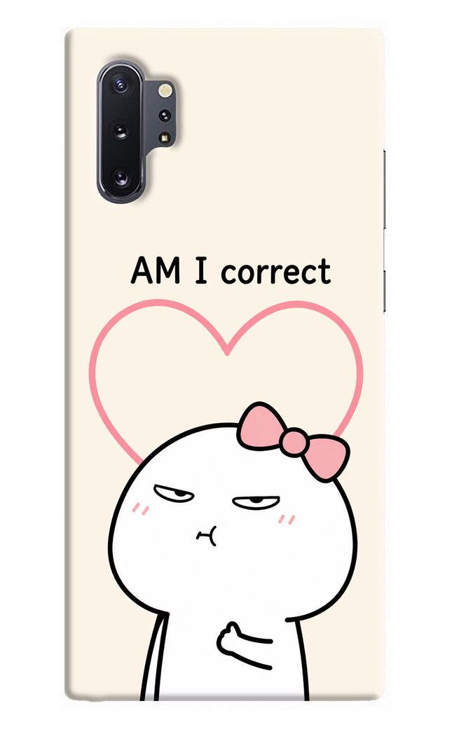 Always Right Samsung Note 10 Plus Hard Case Back Cover by Casekaro