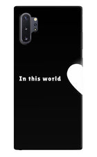 This World Samsung Note 10 Plus Hard Case Back Cover by Casekaro