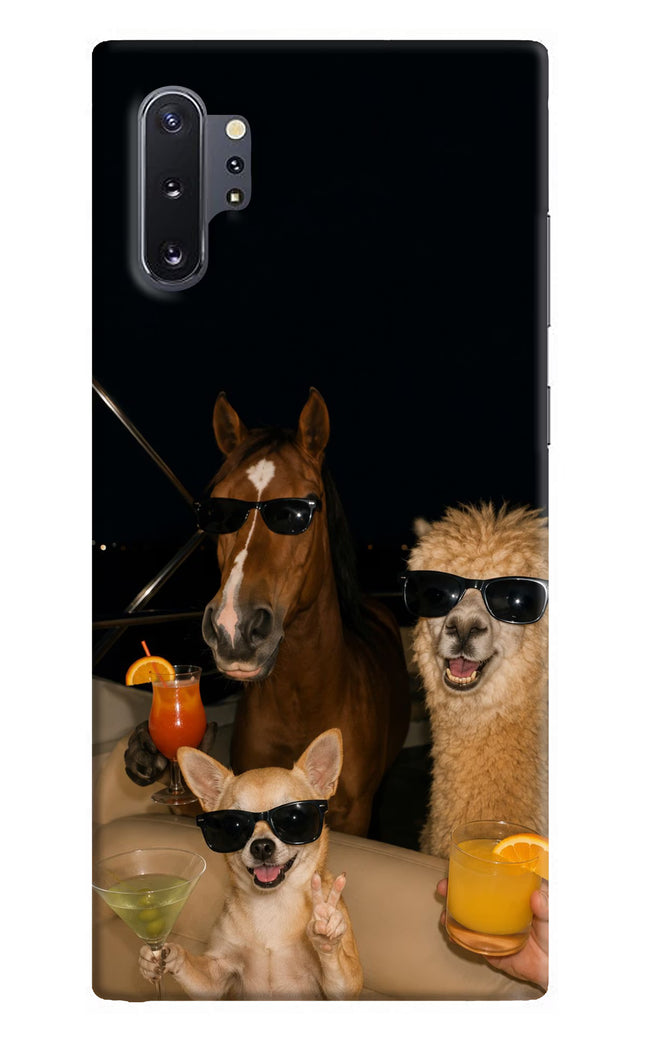 Party Squad Samsung Note 10 Plus Hard Case Back Cover by Casekaro