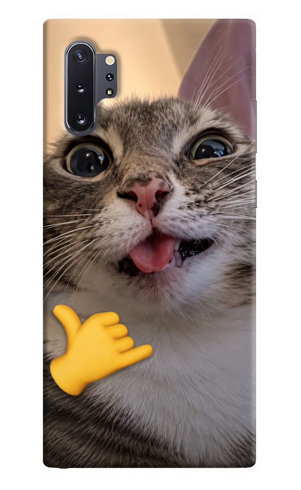 Silly Cat Call Samsung Note 10 Plus Back Cover