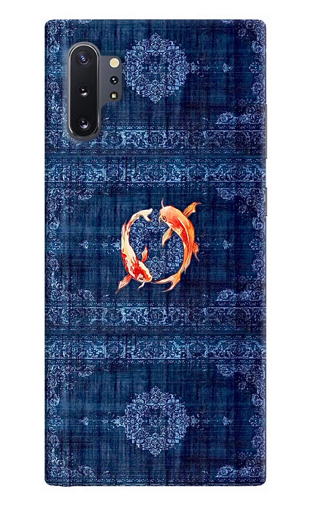 Koi Blue Samsung Note 10 Plus Hard Case Back Cover by Casekaro