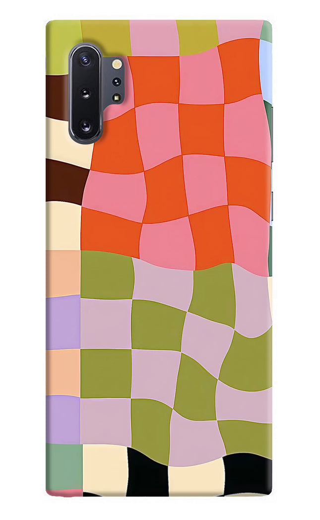 Wavy Grid Samsung Note 10 Plus Hard Case Back Cover by Casekaro