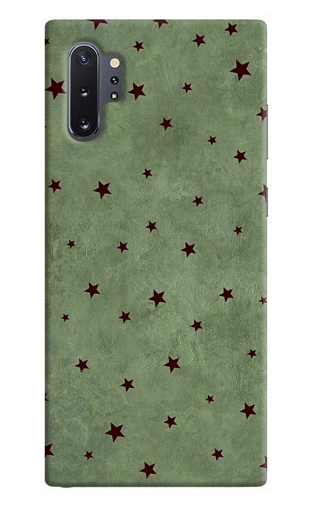 Green Stars Samsung Note 10 Plus Hard Case Back Cover by Casekaro