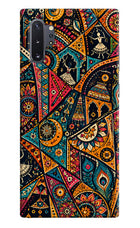 Folk Print Samsung Note 10 Plus Back Cover