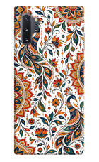 White Mayura Samsung Note 10 Plus Back Cover