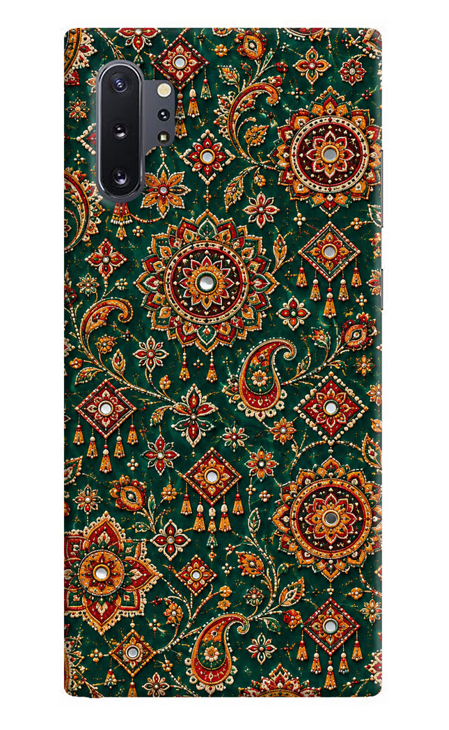 Green Pataka Samsung Note 10 Plus Hard Case Back Cover by Casekaro