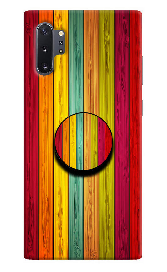 Multicolor Wooden Samsung Note 10 Plus Pop Case by Casekaro