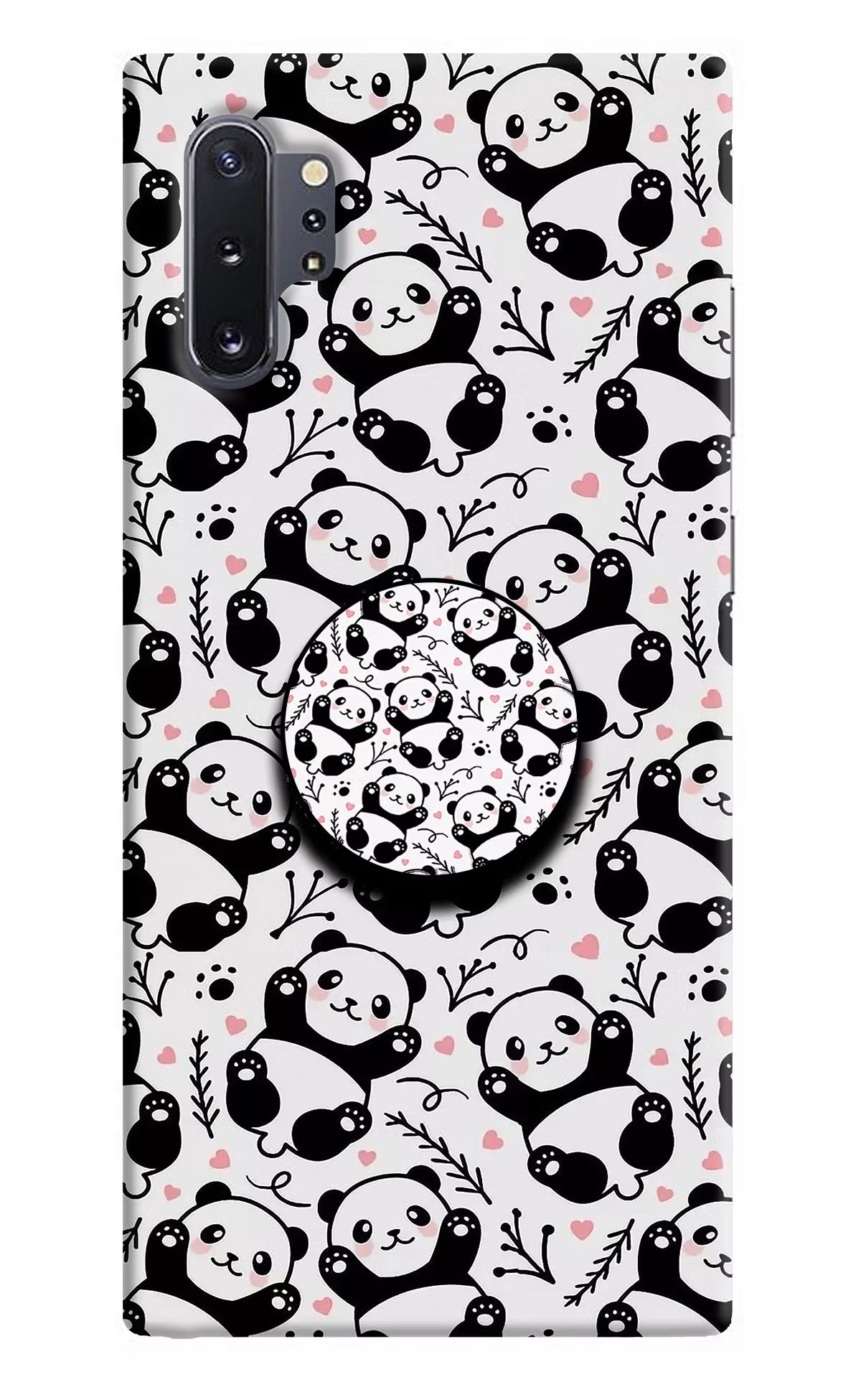 Cute Panda Samsung Note 10 Plus Pop Case by Casekaro