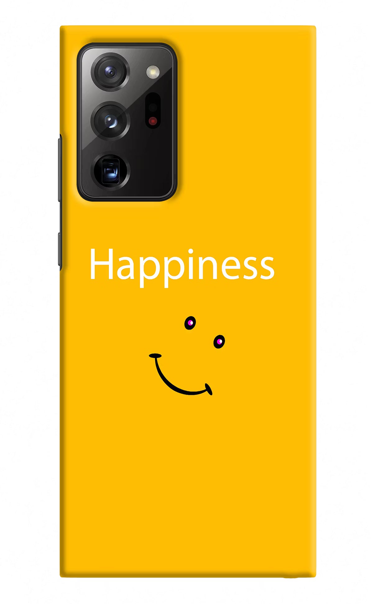 Happiness With Smiley Samsung Note 20 Ultra Hard Case Back Cover by Casekaro