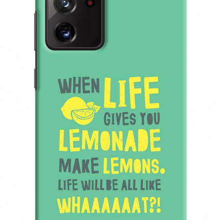 Quote Samsung Note 20 Ultra Hard Case Back Cover by Casekaro