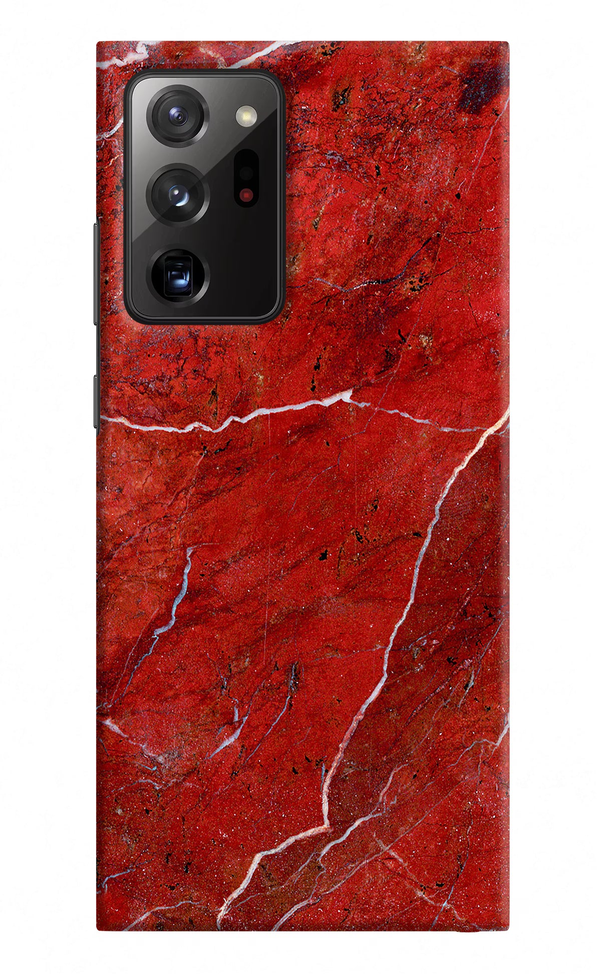 Red Marble Design Samsung Note 20 Ultra Hard Case Back Cover by Casekaro