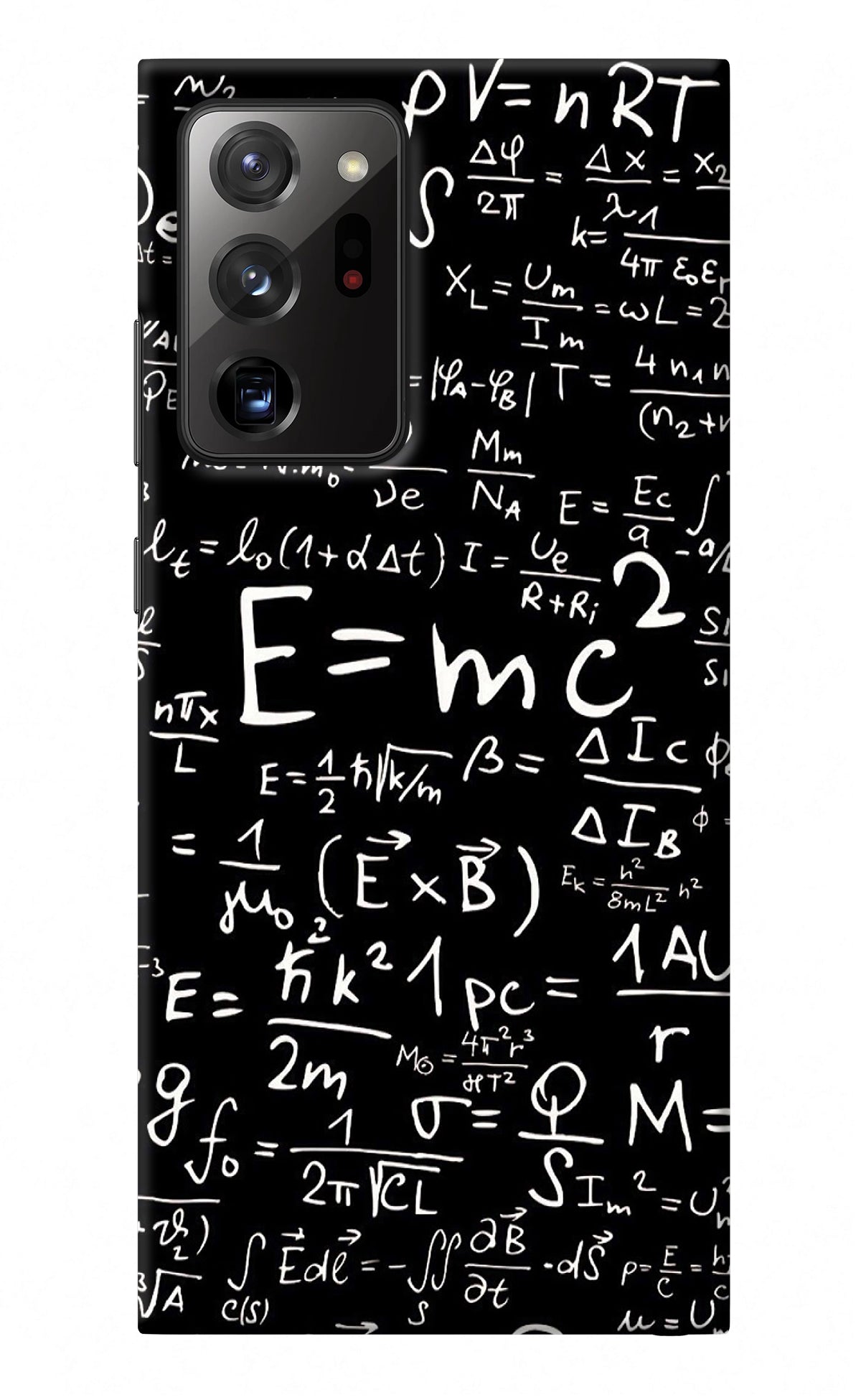 Physics Albert Einstein Formula Samsung Note 20 Ultra Back Cover