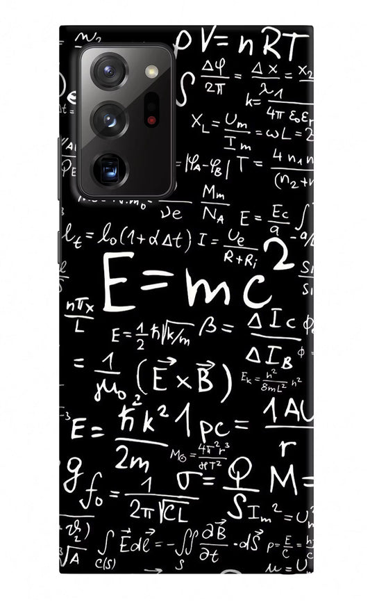 Physics Formula Samsung Note 20 Ultra Hard Case Back Cover by Casekaro