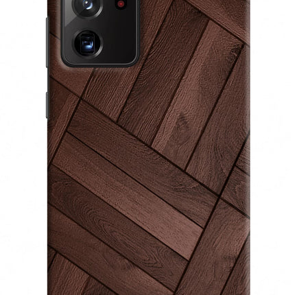 Wooden Texture Design Samsung Note 20 Ultra Hard Case Back Cover by Casekaro