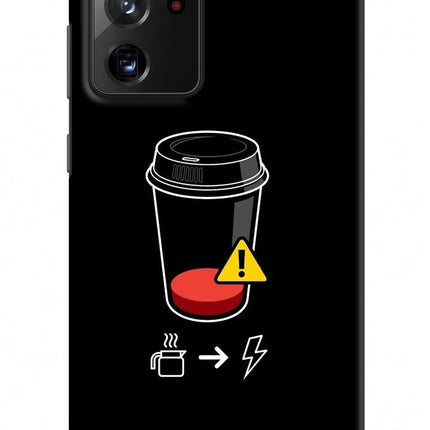 Coffee Samsung Note 20 Ultra Hard Case Back Cover by Casekaro