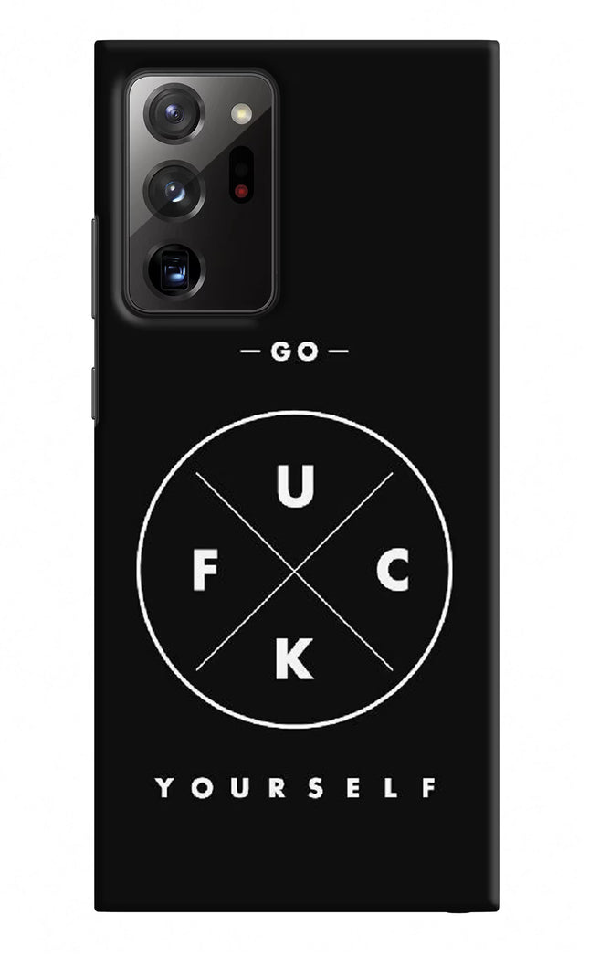 Go Fuck Yourself Samsung Note 20 Ultra Hard Case Back Cover by Casekaro