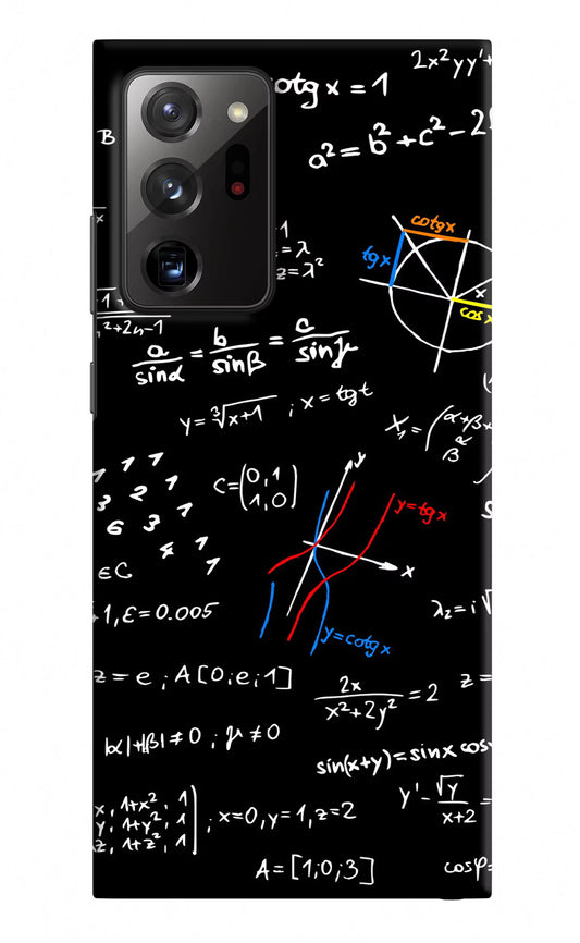 Mathematics Formula Samsung Note 20 Ultra Hard Case Back Cover by Casekaro