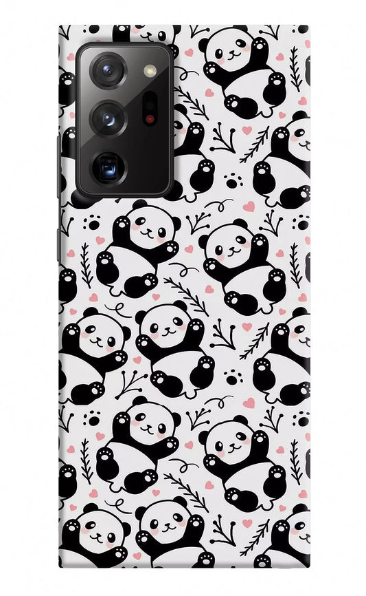 Cute Panda Samsung Note 20 Ultra Hard Case Back Cover by Casekaro