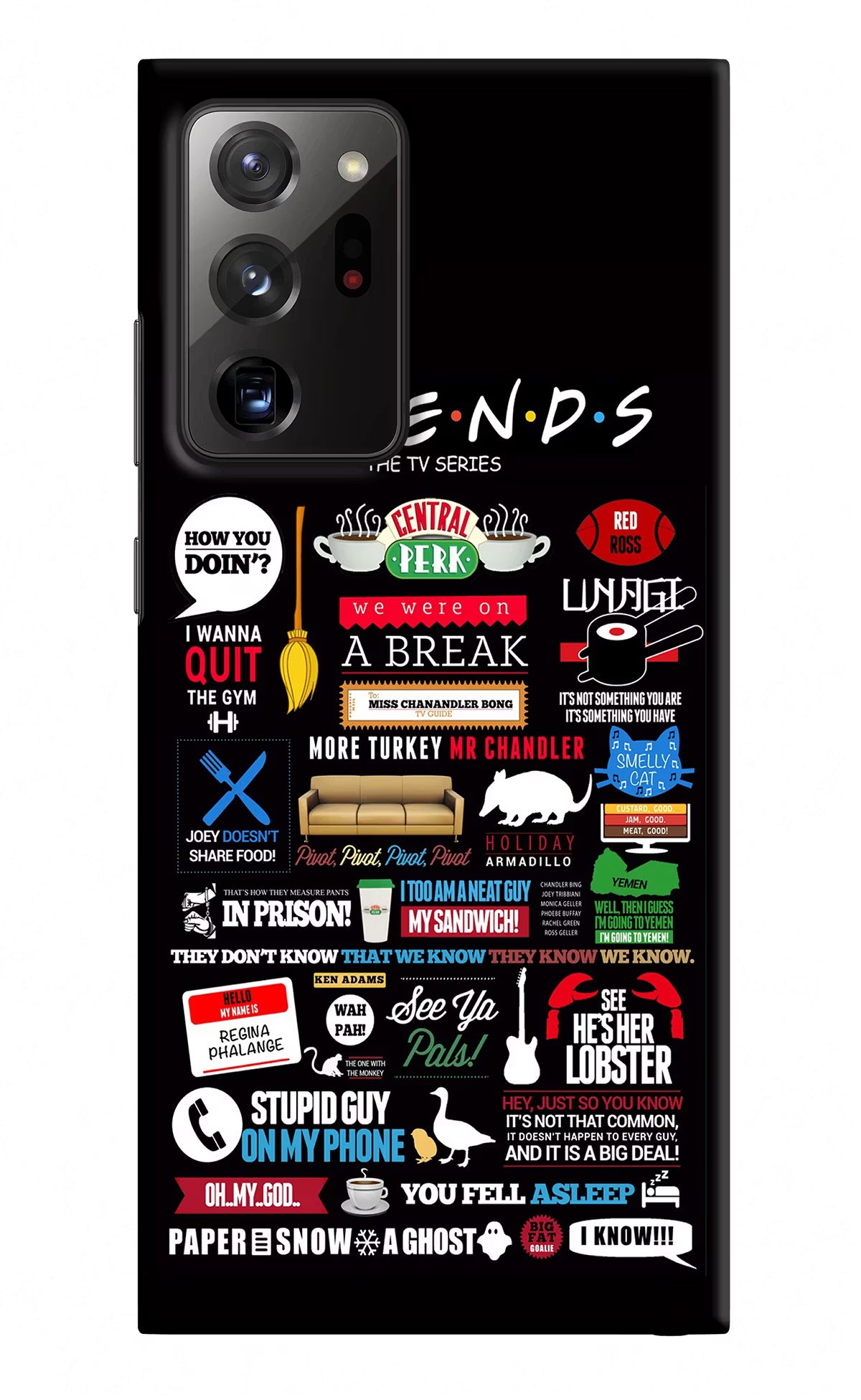 FRIENDS Samsung Note 20 Ultra Hard Case Back Cover by Casekaro