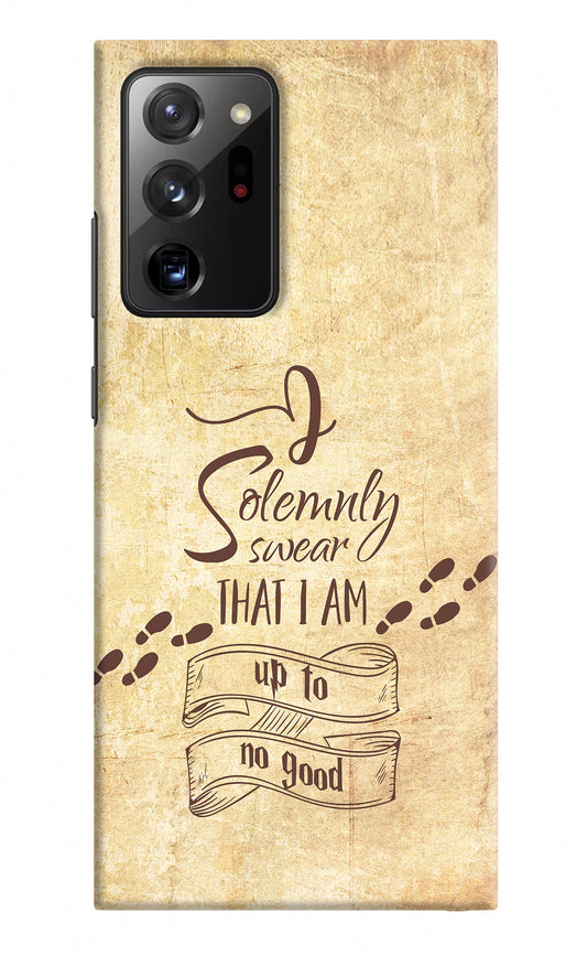 I Solemnly swear that i up to no good Samsung Note 20 Ultra Hard Case Back Cover by Casekaro