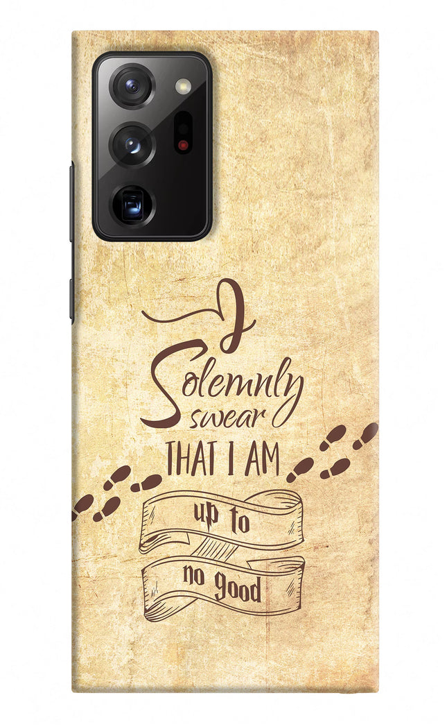 I Solemnly swear that i up to no good Samsung Note 20 Ultra Hard Case Back Cover by Casekaro