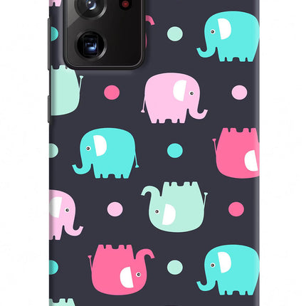 Elephants Samsung Note 20 Ultra Hard Case Back Cover by Casekaro