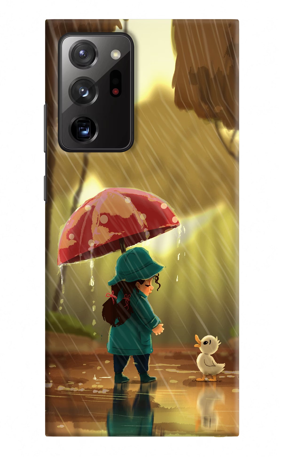 Rainy Day Samsung Note 20 Ultra Hard Case Back Cover by Casekaro