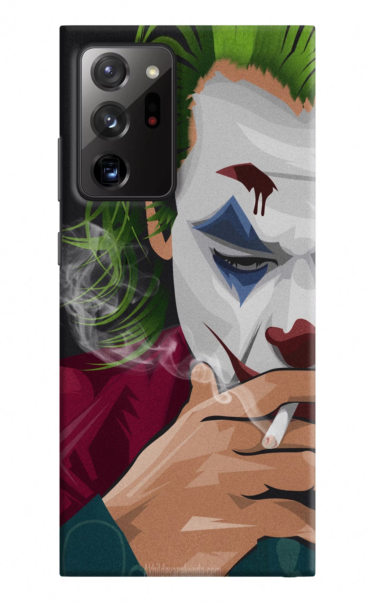 Joker Smoking Samsung Note 20 Ultra Hard Case Back Cover by Casekaro
