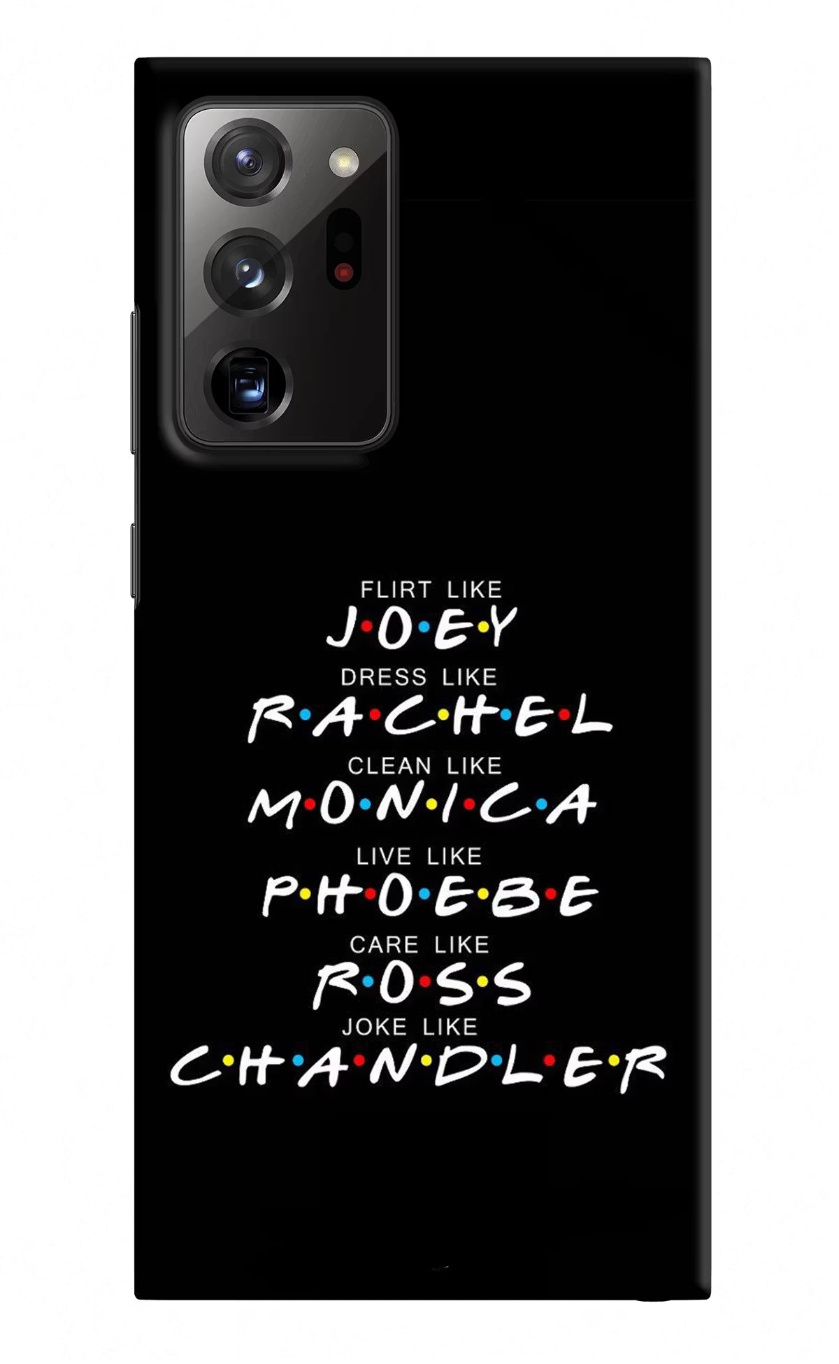 FRIENDS Character Samsung Note 20 Ultra Hard Case Back Cover by Casekaro