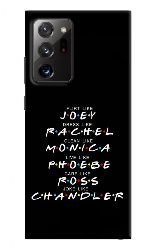 FRIENDS Character Samsung Note 20 Ultra Hard Case Back Cover by Casekaro
