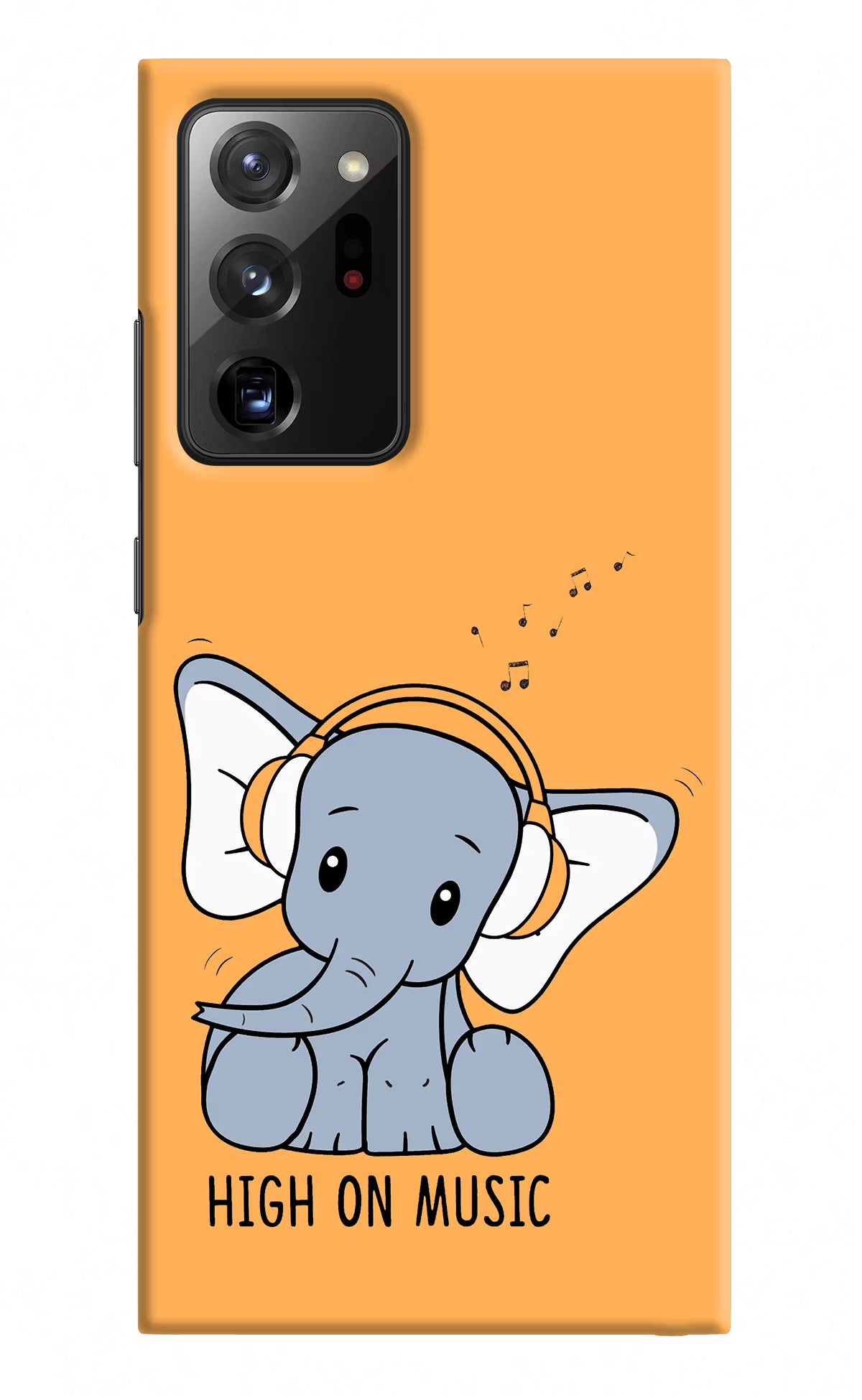 High On Music Samsung Note 20 Ultra Hard Case Back Cover by Casekaro