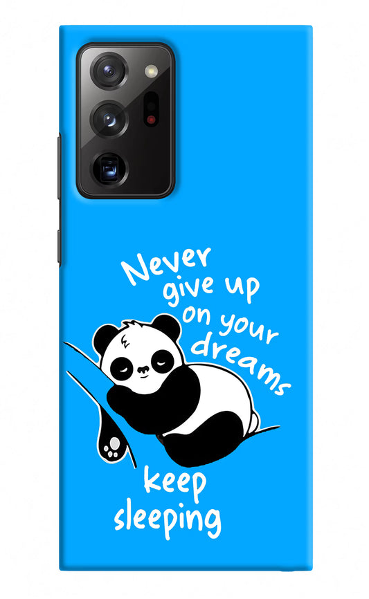 Keep Sleeping Samsung Note 20 Ultra Hard Case Back Cover by Casekaro