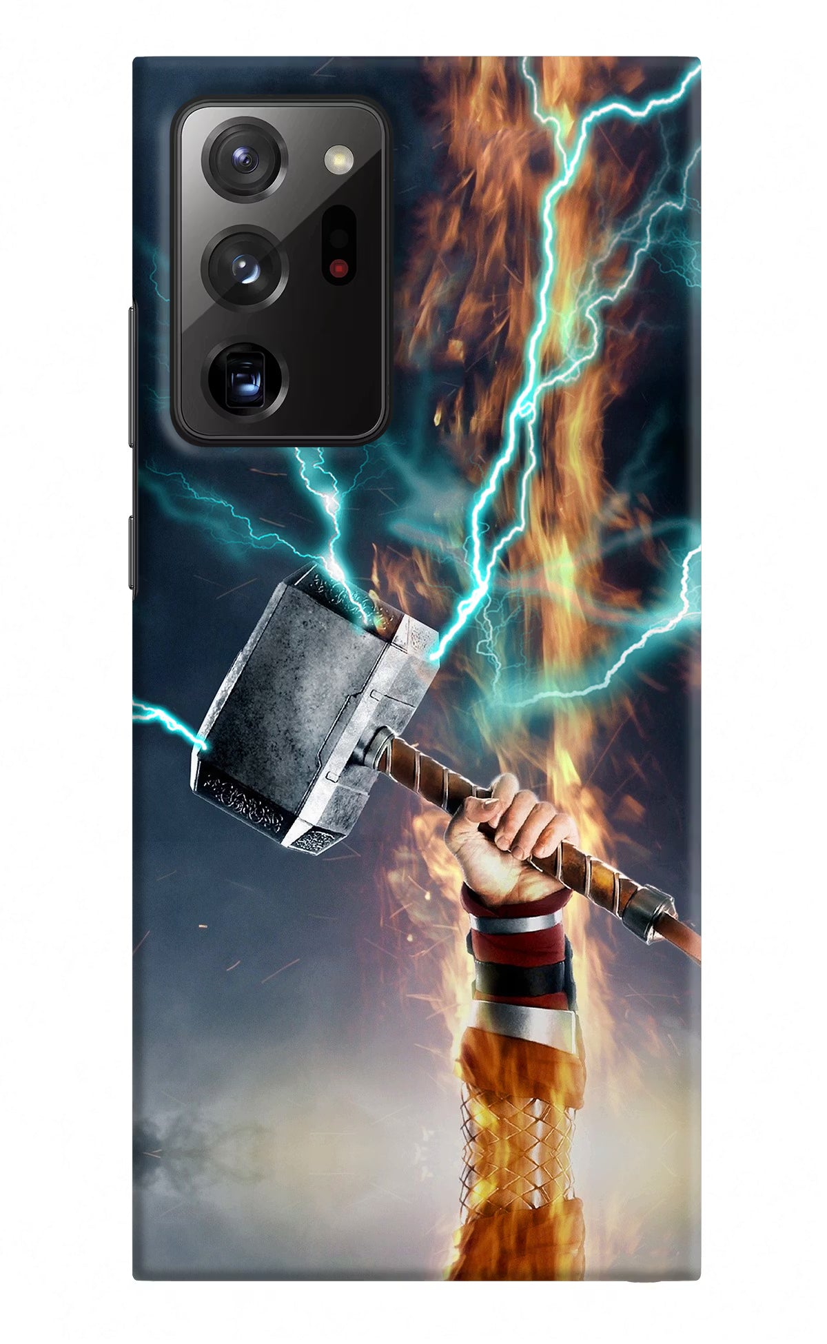 Thor Hammer Mjolnir Samsung Note 20 Ultra Hard Case Back Cover by Casekaro